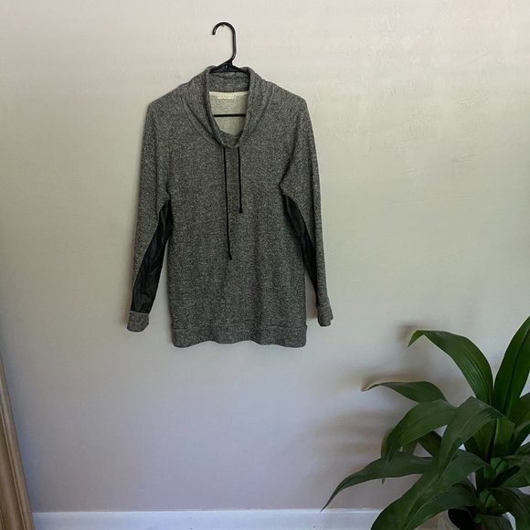 Piper Speckled Grey Cowl Neck Sweater - Picture 3 of 3